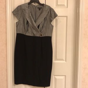 Le Bos Silver And Black Dress